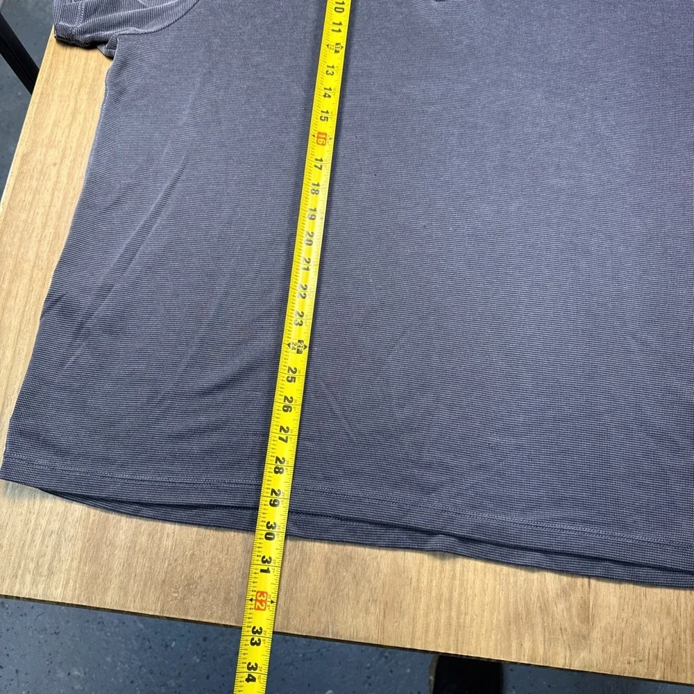 Tommy Bahama Short Sleeve Polo Shirt Mens XXL Gray Golf Lightweight Distressed - Picture 7 of 10